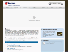 Tablet Screenshot of carsem.com